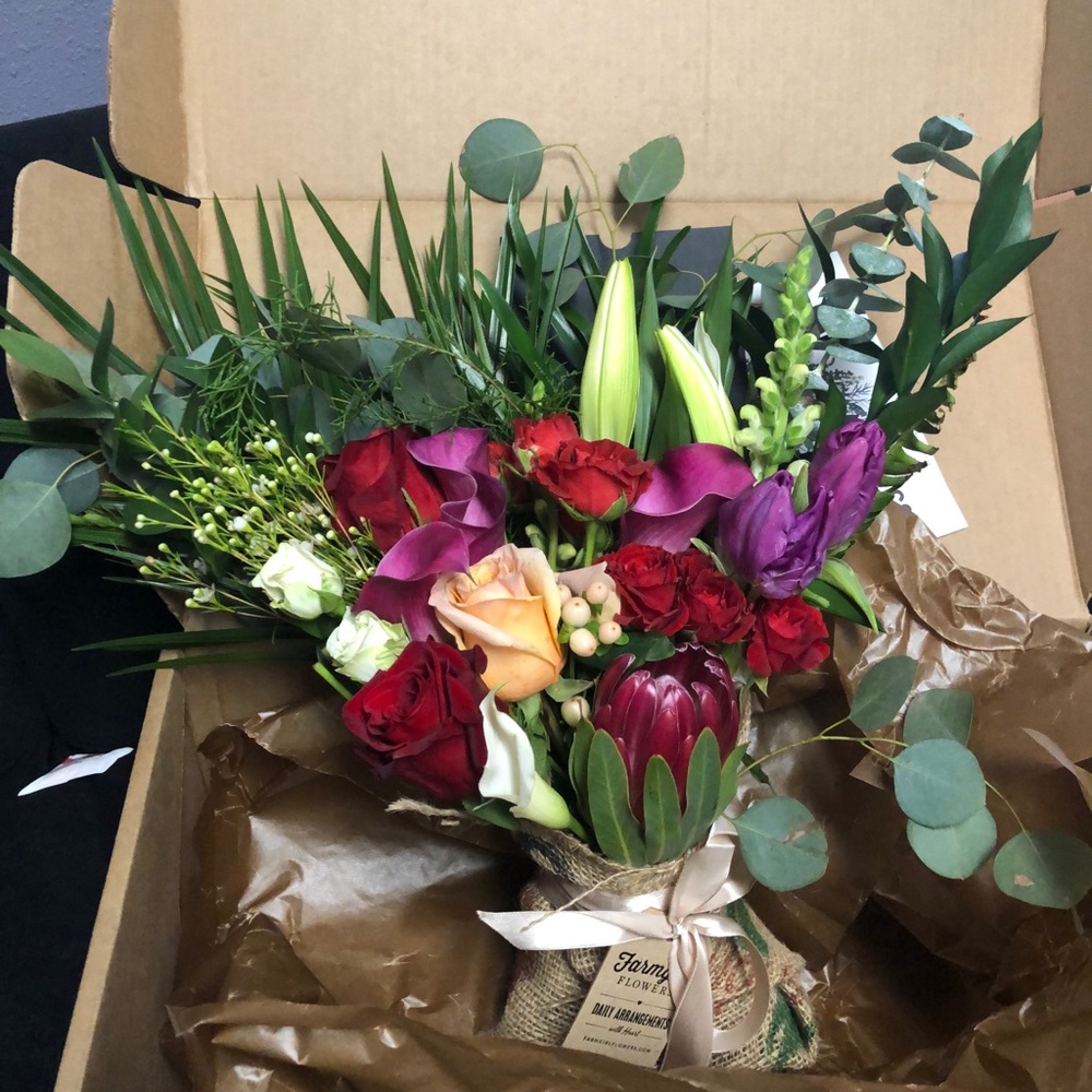 Thank you sister for the flowers